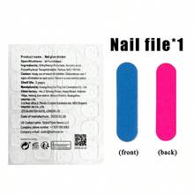 24pcs Glossy Water Drop Nail Stickers, Ombre Pink To White French Glitter Nail Art Decals, Overseas Fashion - Pink - View 7