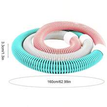 Soft Spring  Adults Exercise Fitness Weighted Hoops Indoor Outdoor Play - Multicolor - View 6