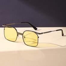 1pc Fashionable Men's Eyeglasses With Unique Frame And Lens Design, For Everyday Wear - Multicolor - View 10