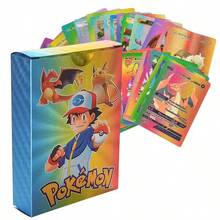 Pokemon 55PCS Pokemon Anime Figure Cards, Black /Silvery/Gold Foil Pokemon Cards,EnglishAnime Game Cards,Creative Tables Games Deck Cards Suitable For Collection Random Style Pattern - Multicolor - View 11