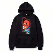 Men Outdoor Hoodies & Sweatshirts - Black - View 1