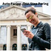 True Wireless Earbuds - Compatible With Apple And Android, Built-In Microphone, Sweat-Resistant Design, Up To 24 Hours Battery Life - White, Earphones > Wireless - A7 - View 4