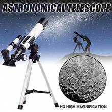 Astronomical Telescope For Students And Adults With 2 Eyepieces (H12.5 Mm And H20 Mm) | High-Definition Deep-Sky Observation For Beginners | White Portable Telescope For Observing The Moon, Planets, And The Sky