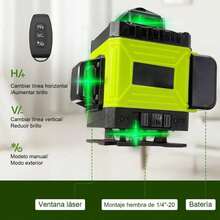 4D Nivel Láser Autonivelante Con App De 16 Lineas Nivelador Láser 360 Rotatorio Láser De Nivel Verde Profesional Con Doble Batería Niveles Laser Rotatorio Nivel Lázer Niveles Láser - por defecto - Ver 8