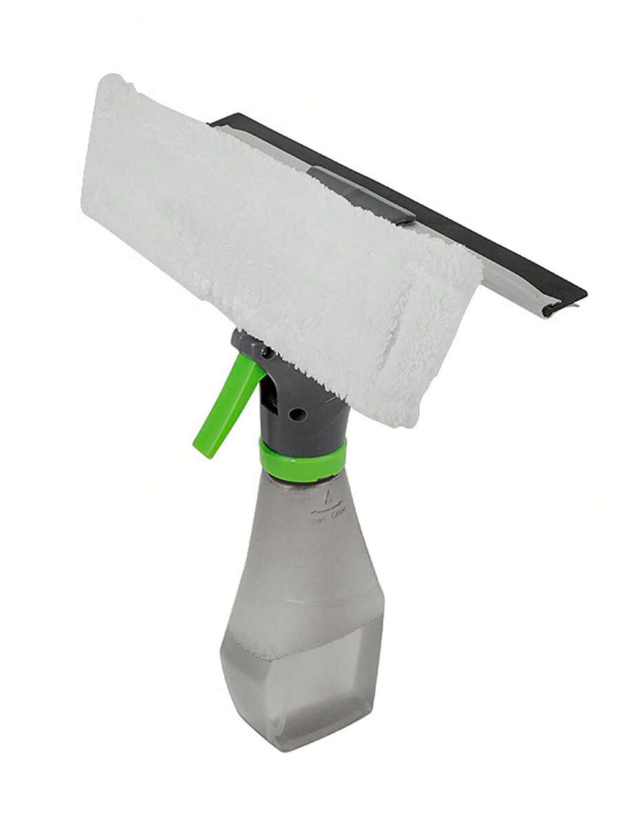 1pc Multi-Functional Cleaning Tool - Can Spray, Scrape, And Wipe, Suitable For Bathroom Glass, Window Glass, Home Glass Cleaning, Car Glass Scraper 3-In-1 Cleaner - Multicolor - View 1