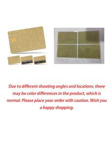 Bộ 4 miếng dán thẻ lấp lấp, bao đựng thẻ lấp lánh, phong cách sang trọng Dubai, họa tiết lấp lánh bạc ánh sao mờ, màu sắc rực rỡ, phù hợp với thẻ tín dụng, thẻ ghi nợ, thẻ giao thông, thẻ ra vào, có khả năng chống nước, chống trầy xước, chống trượt, chống bám vân tay, bảo vệ thông tin cá nhân, có thể dùng để trang trí thẻ tín dụng, thẻ ngân hàng, thẻ giao thông, phù hợp cho cả nam và nữ, món quà thú vị dành cho chồng, vợ, bạn bè. - Nhiều màu - Xem 9