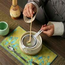 1pc/4pcs Matcha Tea Set, Includes Matcha Bowl, Matcha Whisk, Matcha Cup, Stirrer, Tea Spoon, Tea Bowl Set, Matcha Preparation Tools, Dessert & Beverage Making Tools, Japanese Gift Box, Matsushiro Matcha Stirring Set, Gift For Matcha Enthusiasts - Multicolor - View 2