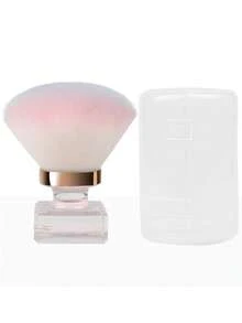 粉玫瑰软毛美甲刷，艺术除尘刷，集尘刷，腮红粉刷，美妆美甲刷清洁工具，适用于亚克力指甲 - 彩色 - 查看 9