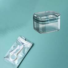 1 件牙齿保持器盒、假牙清洁盒、便携式多层隐形牙套储存容器 - 彩色 - 查看 17