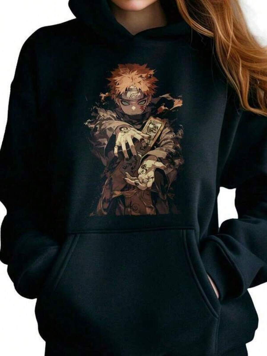 Men Outdoor Hoodies & Sweatshirts - Black - View 1