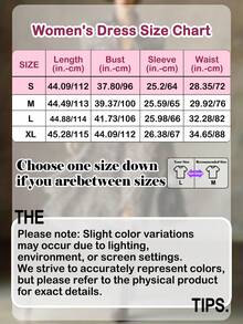 女士优雅春夏格子印花休闲派对连衣裙，长袖设计，适合约会