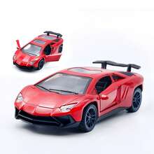 Alloy Die-Cast Toy Car Model Three-Door Vintage Sports Car – Retro Racing Collectible Vehicle With Smooth Pull-Back Action, Detailed Interior And Classic Body Design, Durable Mini Metal Car For Kids And Collectors – Ideal Christmas Gift, Holiday Stocking Stuffer, Party Favor, Home Display Decor, Classroom Rewards, Birthday Surprise And Everyday Racing Play - Multicolor - View 8