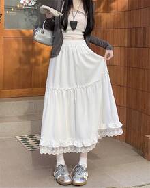 Women Skirts - White - View 11