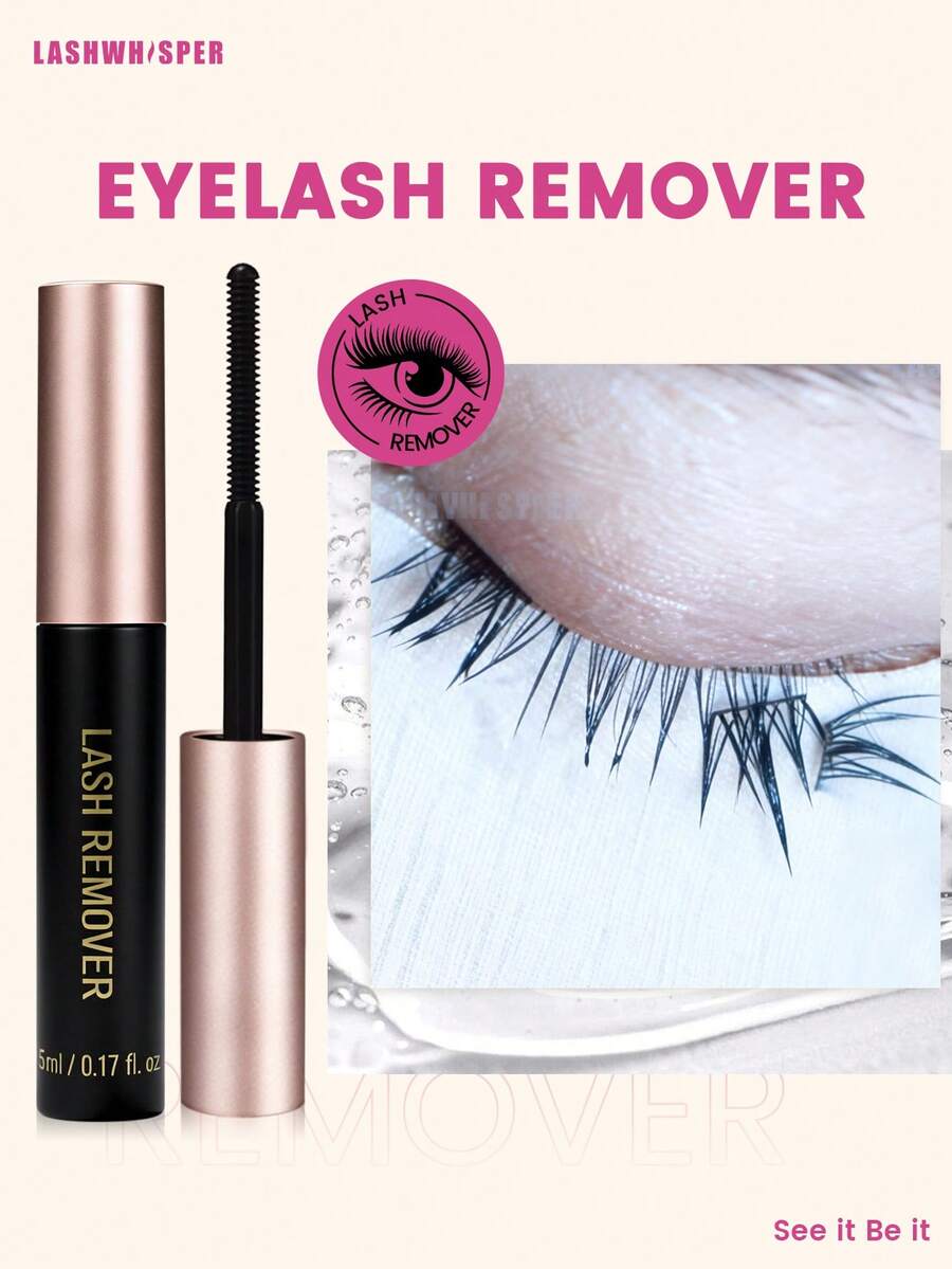 Eyelash Makeup Remover, False Eyelash Glue Remover, DIY Eyelash Makeup Remover, Gentle And Soothing Eye Cleansing Liquid, No Irritation - Multicolor - View 1