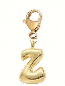 1Pc Lucky Keychain, Letters A-Z Pendant, Shiny Alloy Bag And Backpack Pendant, Perfect Gift For Birthdays And Special Occasions Keychain Ring Bag Backpack Pendant Car Pendant Gift For Women And Men, Wallet And Handbag Additions, Bag Pendant, Wallet Pendant, Lady Keychain Valentine's Day Gifts For Women: Car Keychains - Multicolor - View 10