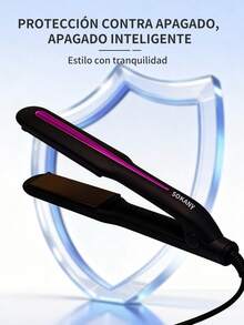 Plancha para Cabello 2 en 1, ¡Alisa y Riza con un Solo Dispositivo! Tecnología Iónica y Placas de Cerámica para Brillo Extremo. Calentamiento en 30 Segundos, Perfecta para Estilos Diarios - Multicolor - Ver 11