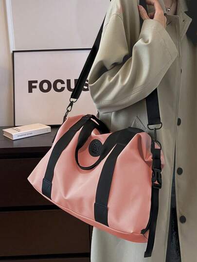 Foldable Portable Travel Bag, Diaper Bag, Mommy Bag, Lightweight Collapsible, Wet & Dry Separation, Independent Shoe Compartment, Large Capacity Multi-Pocket Design, Suitable For Day Trip, Overnight Travel, Hospital Delivery, Backpack, Beach Or Vacation, Girl Travel Bag/Luggage