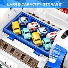 TendenciaAviones Niños Juguete De Aventura, Pista De Carrera, CocheCalidad premium - AVIÓN AZUL - Ver 7