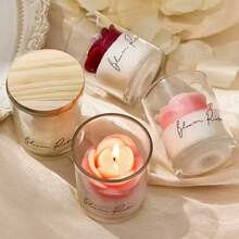 1 Nến hình hoa hồng - Nến thơm hình hoa hồng thẳng kèm giá đỡ, Nến thơm dùng để trang trí nhà cửa/phòng ngủ, Quà tặng ngày lễ, Quà lưu niệm, Quà tặng cho bạn bè nữ, người yêu, Sinh nhật, Ngày Valentine, Trang trí và quà cưới, Quà tặng Ngày của Mẹ, Mang đến không gian thơm mát cho cuộc sống (Đỏ, Trắng, Hồng) - Nhiều màu - Xem 3