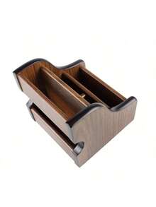 Multi-Functional Large Capacity Creative Office Desk Stationery Wooden Pen Holder - Wooden Storage Pen Holder - View 3