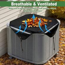 1PC Outdoor Breathable Mesh Air Conditioner Protective Cover Mesh Air Conditioner Cover Four Seasons Universal Anti Falling Leaves And Tree Branches