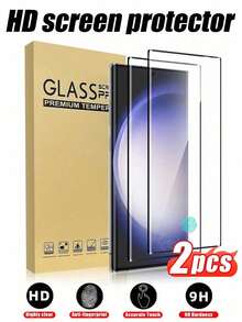 2片装3D曲面超清防刮屏幕保护膜，兼容三星Galaxy S8/S9/S8+/S9+/S10/S10+/S20/S20+/S20 Ultra/S21/S21+/S21 Ultra/S22/S22+/S22 Ultra/S23/S23+/S23 Ultra/S24/S24+/S24 Ultra/S25/S25+/S25 Ultra/S26/S26+/S26 Ultra，Note8/Note9/Note10/Note10+/Note20 Ultra - 無色 - 查看 46