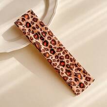 1pc Leopard Print Headband, Streetwear Fashion Chic High Crown Breathable Elastic Sports Sweatband, Suitable For Yoga, Tennis And Other Sports Women Hair Accessories Causal Hair Band Elegant Head Scarf - Multicolor - View 9