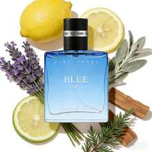 Blue Cologne Men's Perfume 1.01oz , With Attractive Signature Scent, High-End Aroma, Elegant Appearance: Beautifully Packaged In A Luxury Gift Box, Suitable For Couples, Best Friends, Bosses, Birthdays, Thanksgiving, Halloween, Christmas Decorations And Gifts Mother Day Gift.A Fresh And Elegance Scent, Perfect For Everyday Use And Special Occasions﻿ - 藍色 - 查看 3