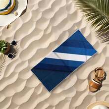 Extra Large Quick Dry, Super Absorbent, Soft Beach Towel, Suitable For Beach, Pool, Swimming, Bathing, Travel, Picnic, Camping - Navy Blue - View 12