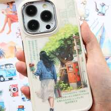 1 pieza Pegatina recortada retro - Libro de pegatinas de película, pegatinas de material PET resistente al agua, adecuado para scrapbooking y diarios - Multicolor - Ver 6