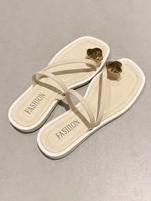 Sandalias planas para mujer, sandalias romanas, sandalias de punta cuadrada, correa cruzada, sandalias de playa de verano, pantuflas de mujer, sandalias blancas, sandalias de tacón abierto, zapatos de verano, sandalias retro, cómodas y suaves, zapatos de vacaciones, zapatos de playa, zapatos de verano de moda para mujer, hebilla de metal, pantuflas, sandalias, zapatos de resort de playa, zapatos de viaje, sandalias planas para mujer, nuevos zapatos de mujer, zapatos elegantes de mujer, sandalias de verano para damas - Blanco - Ver 5