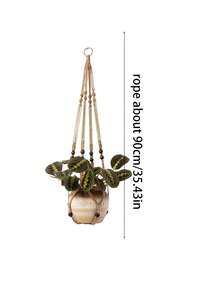 Macrame Plant Hangers Indoor, 1pc Macrame Hanging Planters For Indoor Plants - Hanging Plant Holders Indoor Hanging, Macromay Plant Hangers For Indoor Plant Hanger - Multicolor - View 19