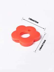 30pcs Colorful Silicone Key Covers, Flower Shaped Elastic Key Caps, Made Of Silicone Material, Easy To Install, Vibrant Colors, Secure Fit, Minimalist And Compact, Suitable For Home Keys - Multicolor - View 5
