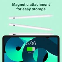 1pc Universal Capacitive Stylus Pen, High Precision And Sensitivity For Painting, Writing And Screenshotting On Tablet And Smartphone Screens, Compatible With IPhone 17 Pro Max/17 Pro/17/Air/16/15/14/13/12/11 Series, IPad Series - White - View 7