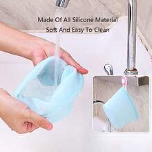 1个硅胶食品保鲜袋，可重复使用密封袋，适用于冰箱、水果蔬菜、冷冻保鲜容器、食品密封袋，适合密封食品储存、户外食用包装和厨房备餐。 - 彩色 - 查看 8