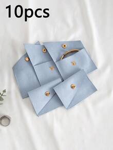 50/10/1pc Microfiber Gift Pouch Small Jewelry Presents Pouches For Necklace Christmas Wedding Gift Package Envelope Bags Small Gift Packaging For Children Birthday Favor Candy Pouches Microfiber Velvet Bag Gift Bags - CX-cFX - View 38