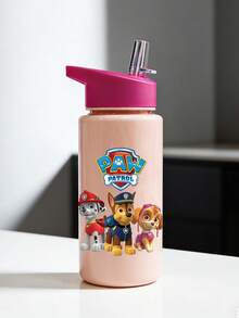 Paw Patrol 1个500毫升可爱图案水瓶，带吸管，防漏防震，适合户外运动、旅行、野餐、徒步、露营、居家、办公、学校等场合，可作为生日、圣诞节、万圣节、情人节、感恩节、毕业礼物送给她、他、同学、家人、朋友。 - 彩色 - 查看 9