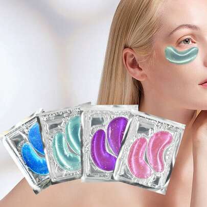 30pcs/Set Moisturizing Anti-Wrinkle Eye Mask Facial Masks, Suitable For Lip And Eye Care, Fit For All Skin Types, Help Relieve Dark Circles And Fine Lines, Gel Eye Patches, Ideal Gift For Men And Women