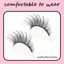 5 Pairs Cartoon Style Cat Eye Thick Exaggerated Doll Lashes, Korean Style Eyelashes - Spiky Manga Lashes - View 3