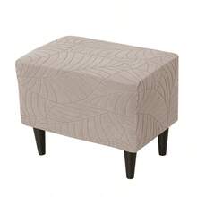 1 Set Wing Back Chair Cover Or 1 Piece Cushion Cover, Solid Color Jacquard Leaf Pattern Wing Chair Slipcover With Seat Cushion, Elastic Armchair Cover For Home & Hotel - Multicolor - View 19