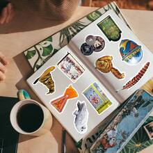 50pcs Harry Potter Officially Licensed Hogwarts Four Great Colleges Badge Props Vinyl Stickers, Waterproof Stickers For Party Decorations Envelope Water Bottles Laptop Bumper Bottle Cell Phone Hard Gift Hat Car, Fun Stickers For Teens Adults ﻿ - Multicolor - View 5