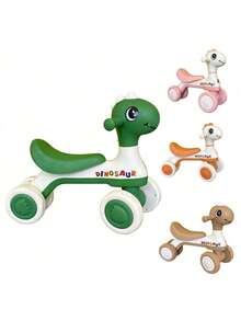 Children's Balance Bike With Light And Sound - Green Dinosaur - HK Toys - 綠色 - 查看 4