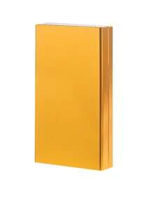 1个金属香烟盒，适用于普通尺寸、加大尺寸、100支装香烟，可装20支雪茄，便携式香烟收纳盒，男女通用，吸烟配件，香烟盒，礼品