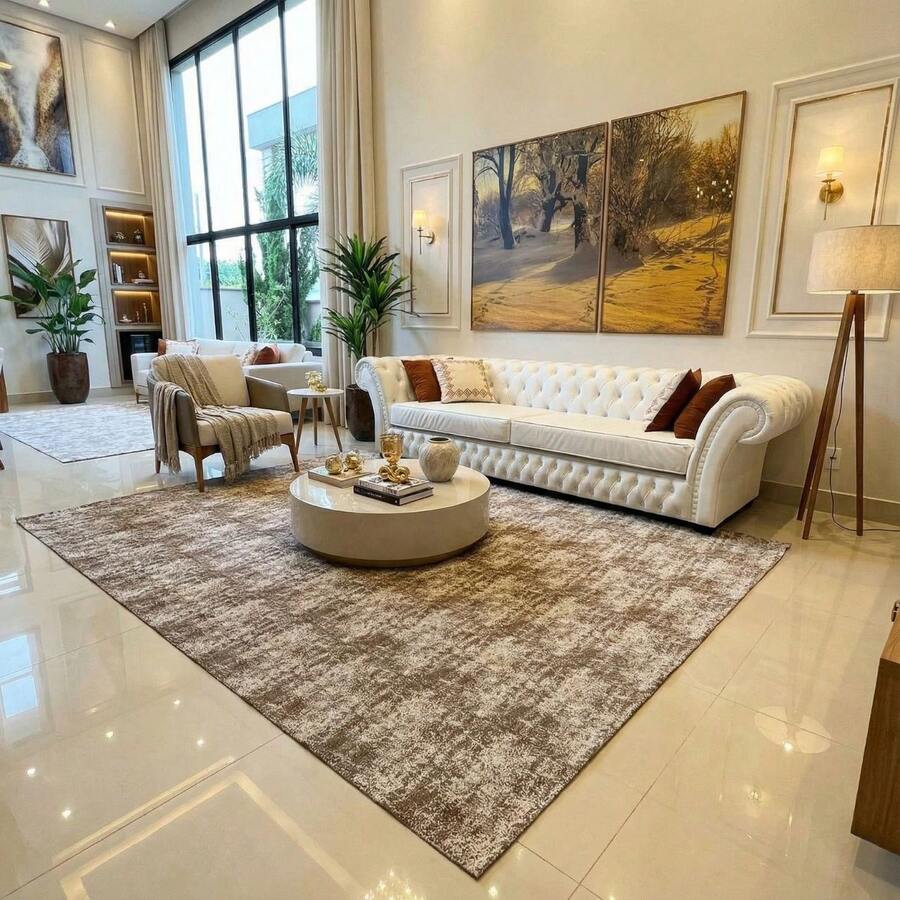 Decorative Rugs - Rỉ Nâu - Xem 1