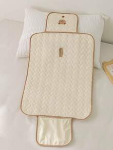 1個攜帶便攜式防水舒適嬰兒換尿布墊,適用於戶外使用、換尿布站和嬰兒床墊 - 彩色 - 查看 4