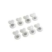 4个/8个/12个装橡胶耳钉后塞，硅胶耳塞，防止耳环脱落和堵塞耳道，耳钉后塞替换装，适合耳垂下垂、佩戴大耳环等情况，耳环，耳垂后塞 - 彩色 - 查看 7