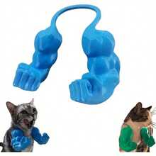 Creative Cat Muscle Arm 3D Printed Cat Neck Brace, Funny Pet Prop, Small Cat Birthday Party Supplies - Multicolor - View 13