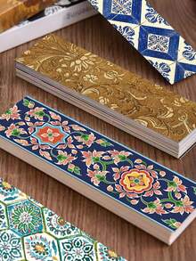 30 chiếc kẹp đánh dấu trang họa tiết cổ điển, dùng cho sổ tay, sách vở, sổ ghi chép, giấy dán nhãn sách, thẻ giấy. - Nhiều màu - Xem 5