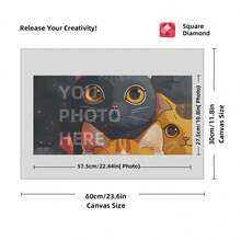 [5D Diamond Painting]Custom Diamond Art Painting Kits For Adults, DIY Personalized Diamond Art Photo Customized Your Own Photos, Painting By Diamond Pictures Kits For Home Decor (For Family),Custom 5D Full Diamond Art Painting Craft - Multicolor - View 38