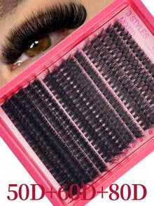 384/300片单根假睫毛，睫毛册，簇状假睫毛，DIY家用睫毛嫁接，簇状假睫毛，单根假睫毛，假睫毛